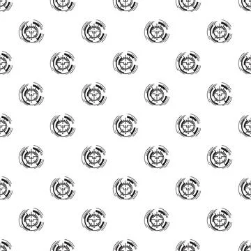 Target aiming crosshair seamless pattern for precision background Stockillustratie