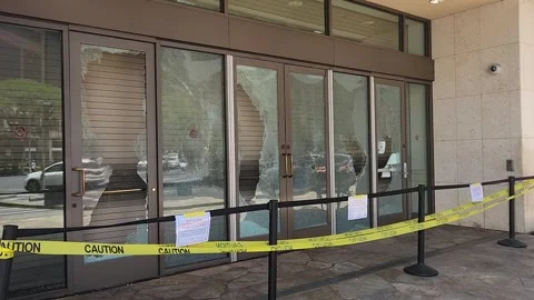 Target Ala Moana store vandalized storefront on August 20, 2026 Stock Footage 343356196