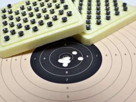 Target and ammunition Stock Photos