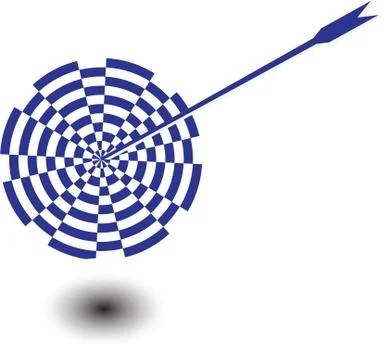 Target and arrow 스톡 일러스트