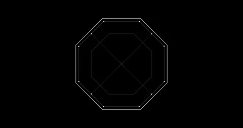 Target and Points HUD elements 库存影片 342101506