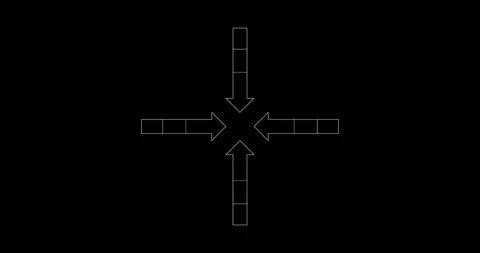 Target and Points HUD elements 库存影片 342101877
