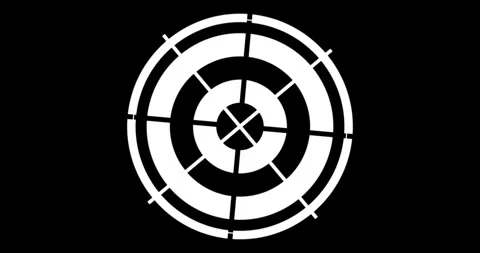 Target and Points HUD elements Stock Footage 342103430