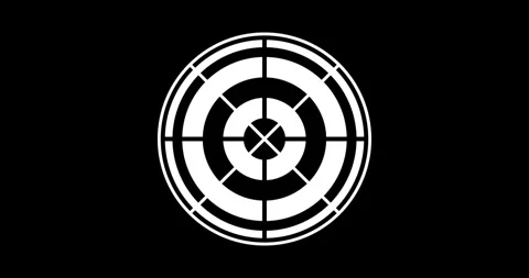 Target and Points HUD elements Stock Footage 342103433