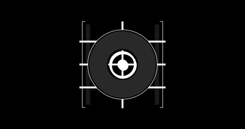 Target and Points HUD elements Stock Footage 342103463