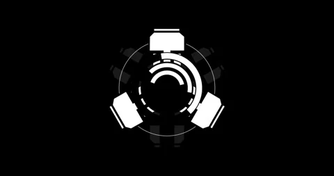 Target and Points HUD elements 库存影片 342103500