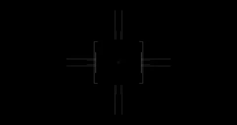 Target and Points HUD elements 库存影片 342103592
