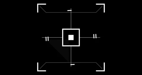 Target and Points HUD elements 库存影片 342103597
