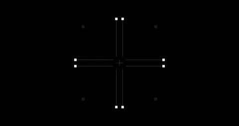 Target and Points HUD elements Stock Footage 342103612
