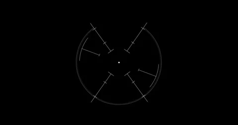 Target and Points HUD elements 库存影片 342103629