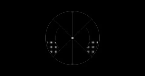 Target and Points HUD elements Stock Footage 342103642