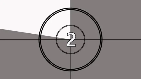 Target animation with central zero. Target radial lines and bright light. T.. Vídeo Stock 337569166