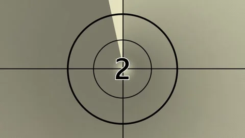 Target animation with number four. Target concentric circles on texture. Ta.. Stock Footage 337569040