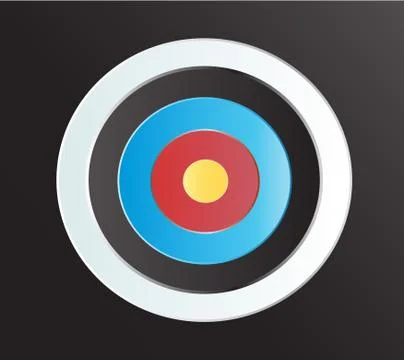 Target Archery art vector background Stock Illustration
