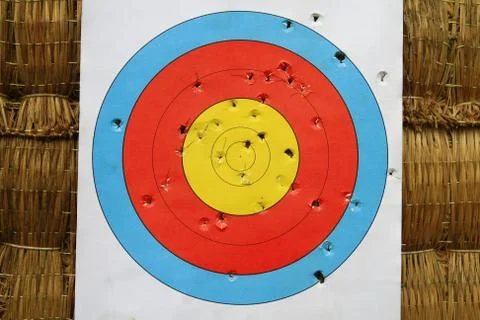 Target archery Stock Photos
