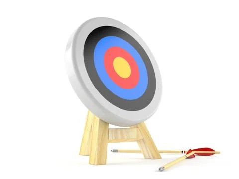 Target with arrows Stock Illustration