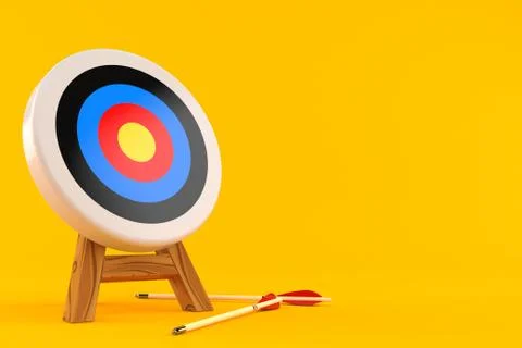 Target with arrows Stock Illustration