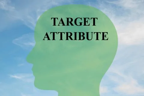 Target Attribute - mental concept Stock Illustration