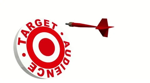 Target Audience 3D Dartboard Stock Footage 22258758
