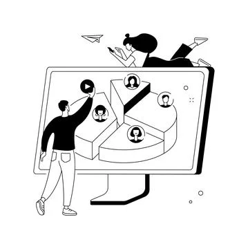 Target audience abstract concept vector illustration. Stock Illustration