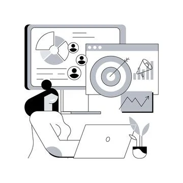 Target audience abstract concept vector illustration. Stock Illustration