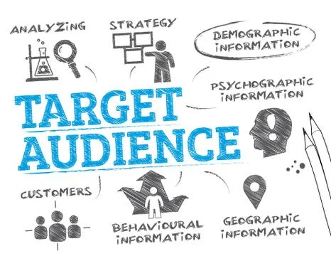Target Audience concept Stock Illustration