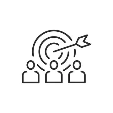 Target Audience Icon Stock Illustration