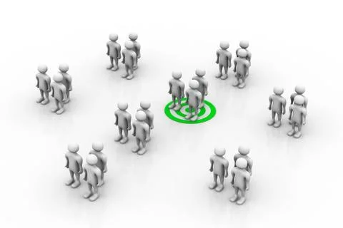 Target audience Stock Illustration