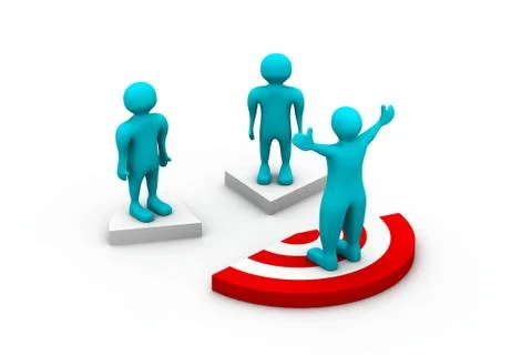 Target audience. Stock Illustration
