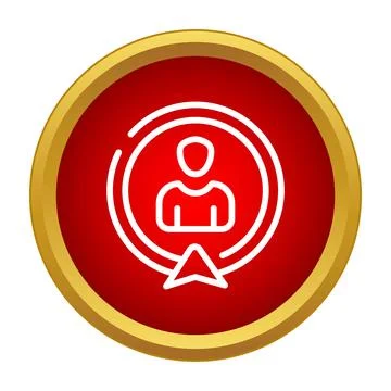 Target audience location or user profile concept 스톡 일러스트