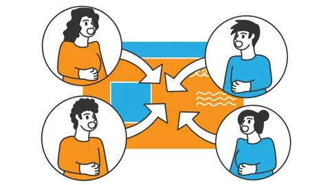 Target audience Motion graphic design animation. Website developer technology Видео 230675920