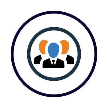 Target, audience, people, man, target audience icon Stock Illustration