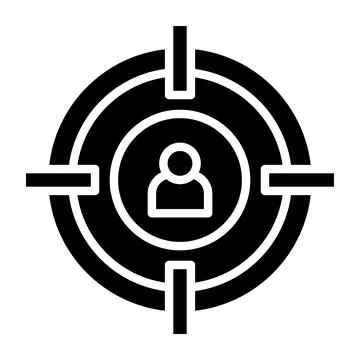 Target Audience Vector Icon Design Illustration Stock Illustration