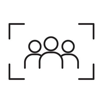 Target audience vector icon, goal client sign for your web design, logo, info Stock-Illustration