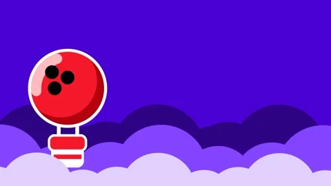 Target Bowling Balloon Stock Footage 335608880