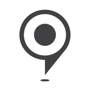 Target bubble icon 스톡 일러스트