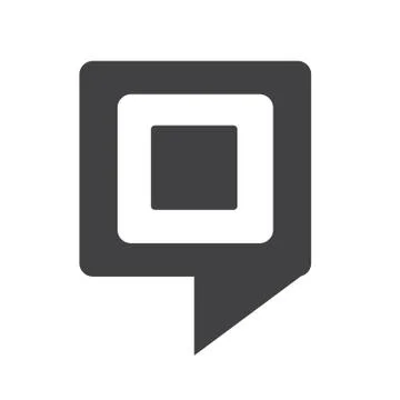 Target bubble icon Stock Illustration