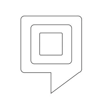 Target bubble icon Stock Illustration