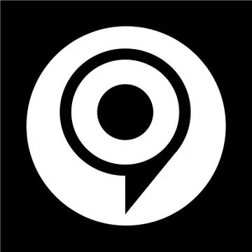 Target bubble icon Stock Illustration