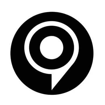 Target bubble icon Stock Illustration