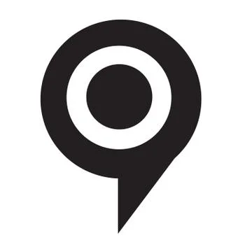 Target bubble icon vector illustration Stock Illustration