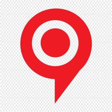 Target bubble icon vector illustration Illustrazione stock