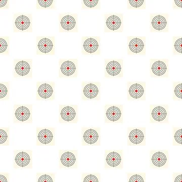 Target bullseye pattern representing focus aiming goals Stock Illustration