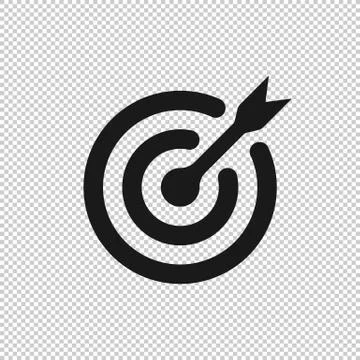 Target business icon concept. Vector illustration EPS 10 Stock-Illustration