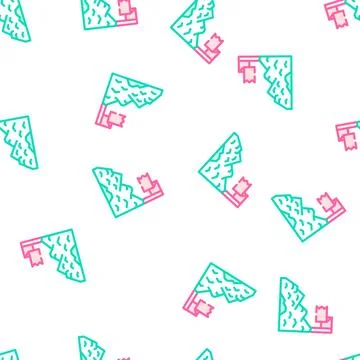 Target business task vector seamless pattern イラスト素材