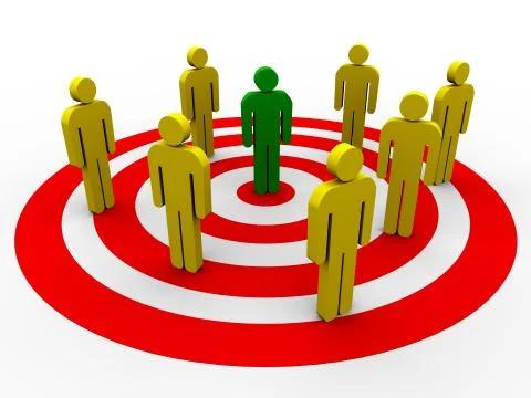 Target buyer Stock Illustration