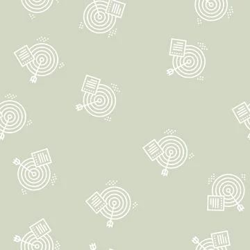 Target cible arrow line seamless pattern Stock Illustration