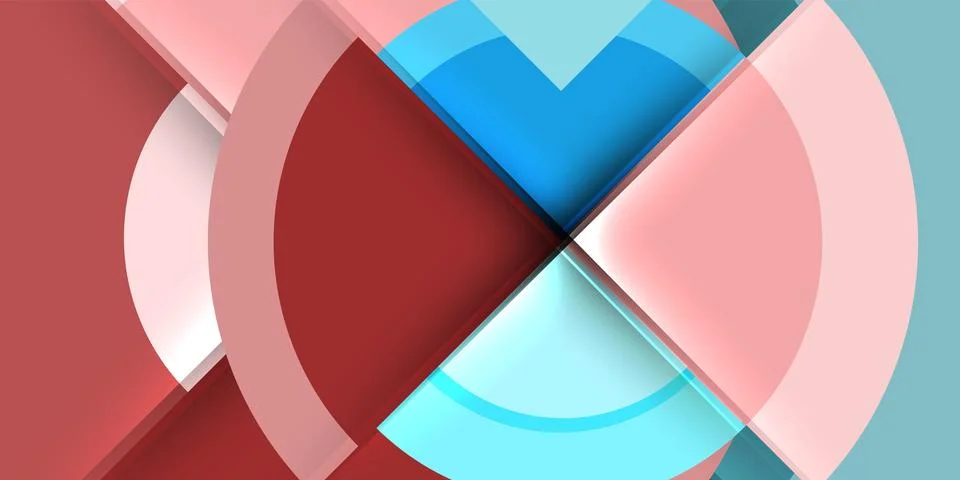 Target circle geometric abstract shapes. Vector Illustration For Wallpaper Stock Illustration
