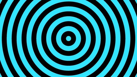Target Circles Concentric Blue Motion Stock Footage 331994442