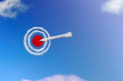 Target cloud 2 Stock Illustration